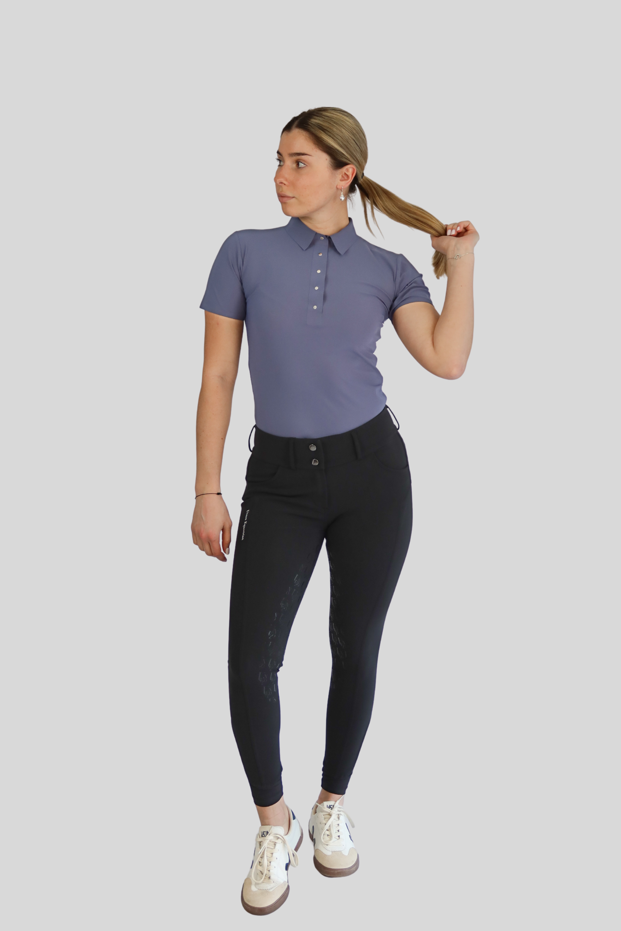 Culottes d'équitation monogrammées pour femme