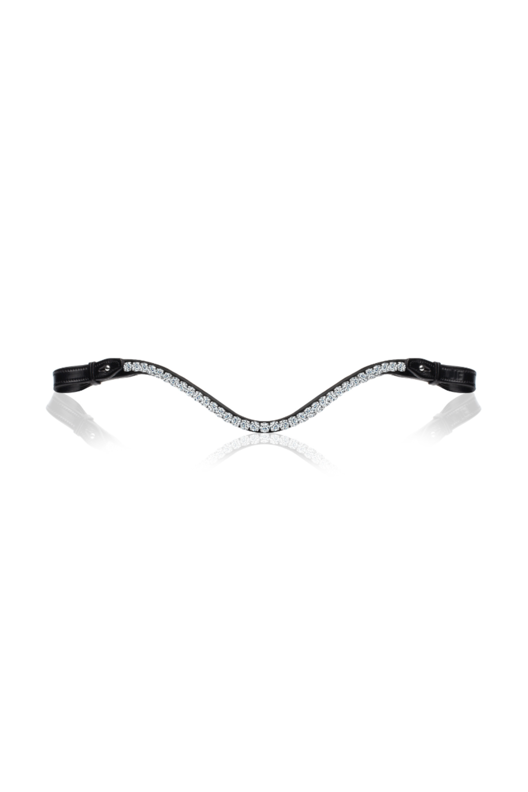 Solitaire browband, clear